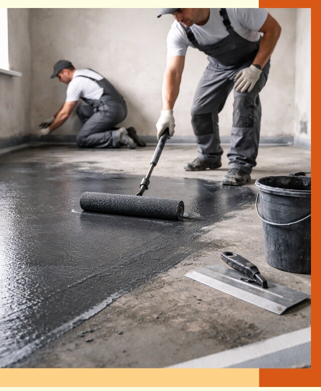 Профессиональная гидроизоляция пола в Дмитрове от 9112 руб. под ключ | ТепломастерДмв