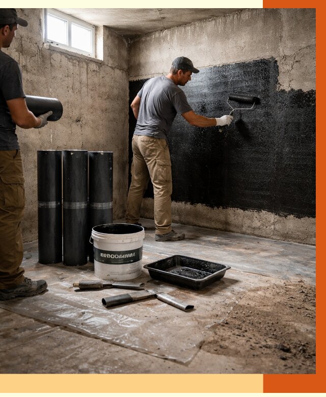 Гидроизоляция подвала в Дмитрове от 3752 руб. под ключ | Профессионально — ТепломастерДмв