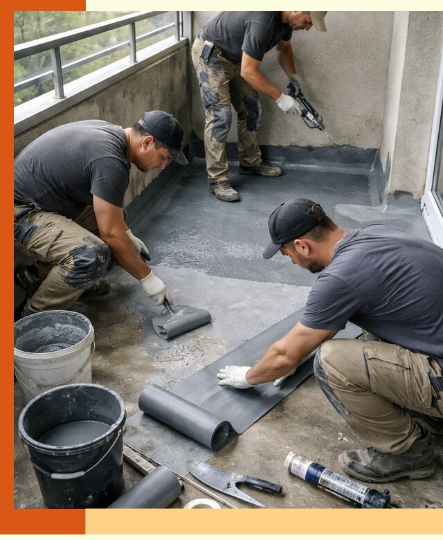 Гидроизоляция балкона в Дмитрове: надежная защита от протечек