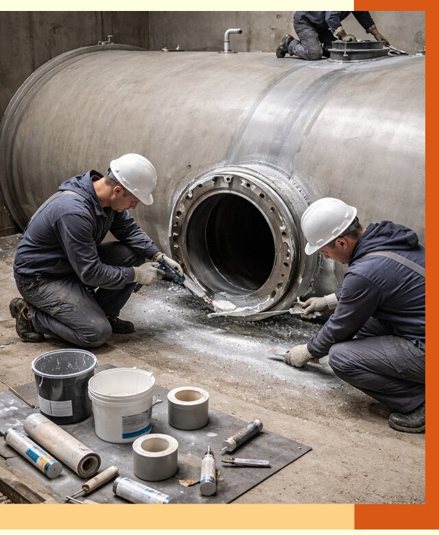 Гидроизоляция резервуара с топливом в Дмитрове от 80400 руб. под ключ | ТепломастерДмв