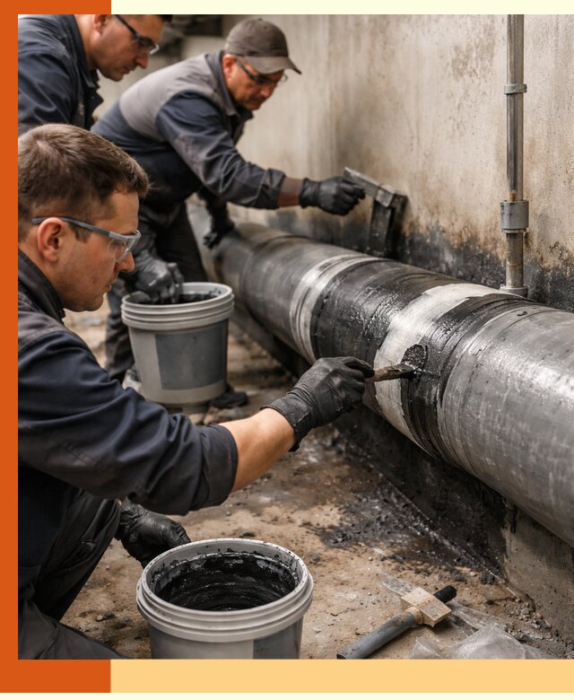 Гидроизоляция труб в Дмитрове — защита и герметизация коммуникаций