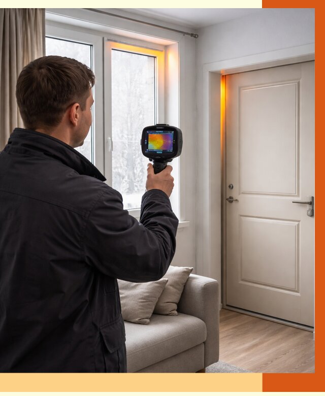 Тепловизионное обследование окон и дверей в Дмитрове от 4824 руб. | ТепломастерДмв