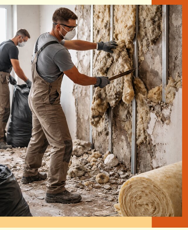 Демонтаж старого утеплителя в Дмитрове от 3752 руб. — работы под ключ | ТепломастерДмв