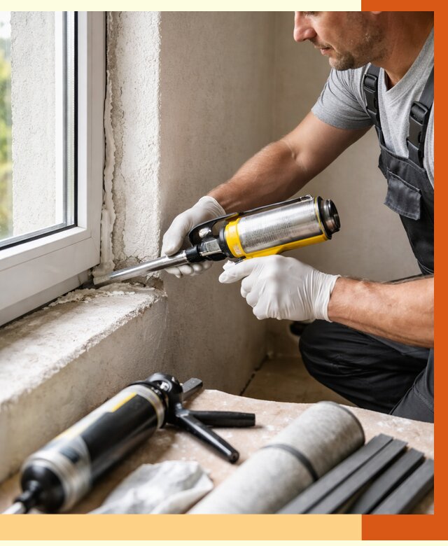 Герметизация стыков и примыканий в Дмитрове от 1286 руб. под ключ | ТепломастерДмв