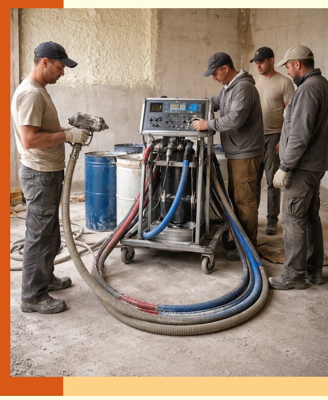 Аренда установки для напыления ППУ в Дмитрове на выгодных условиях